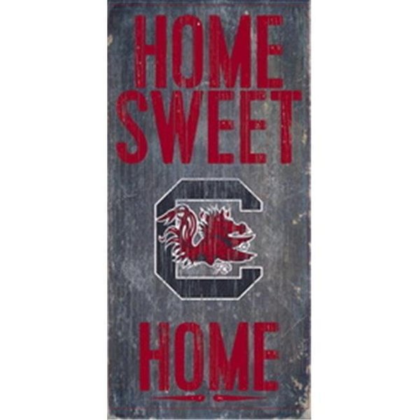 Fan Creations South Carolina Gamecocks Wood Sign - Home Sweet Home 6"x12" 7846004821